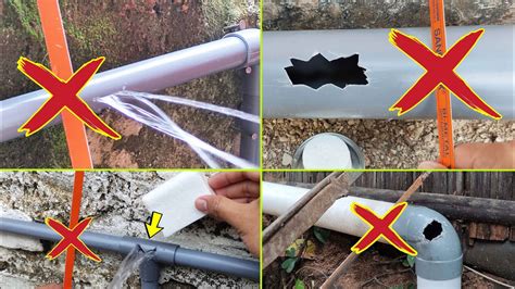 how to fix leaking pvc joint without cutting|How to Repair a Broken PVC Joint in 3 Easy Steps (No Cutting。